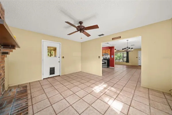 a view of a livingroom with a furniture