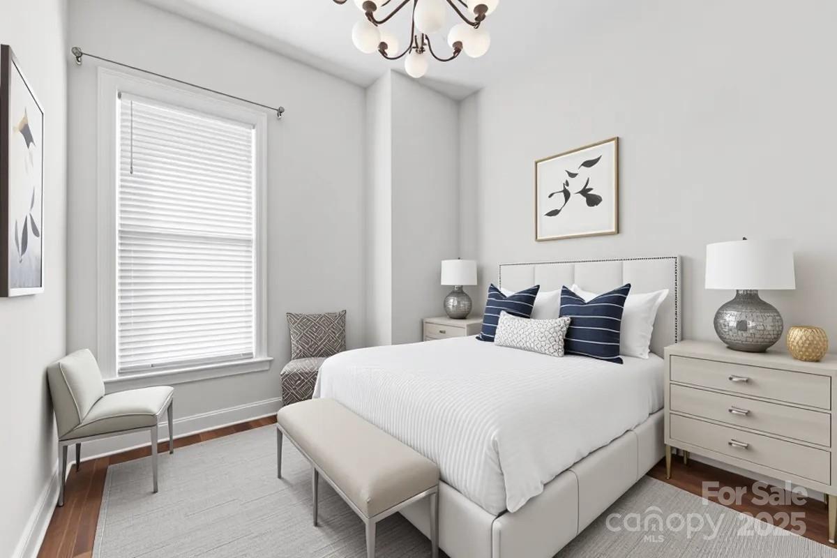 4148 Cedar Point Avenue Matthews, NC 28104 - Photo 34 of 48 a bedroom with a bed and chair