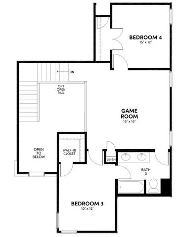 an empty room with wooden floor ceiling fan and windows