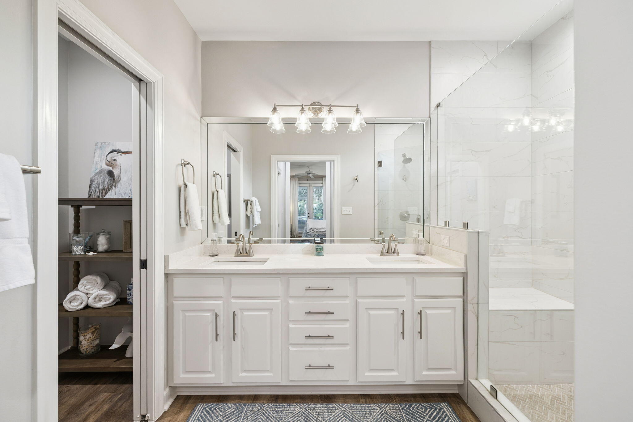 1994 Shannons Cove Miramar Beach, FL 32550 - Photo 23 of 44 a bathroom with a double vanity sink and mirror