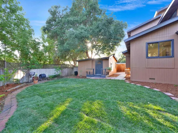 a view of outdoor space and yard