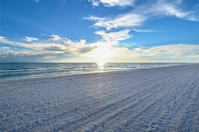 a view of an ocean beach