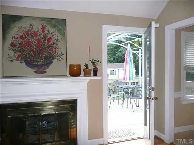 6705 Glendower Road Raleigh, NC 27613 - Photo 4 of 16 view from family room