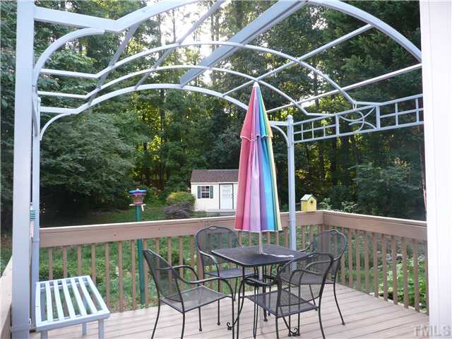 6705 Glendower Road Raleigh, NC 27613 - Photo 5 of 16 private backyard