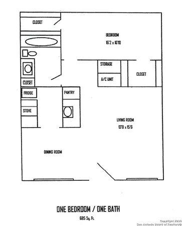 $750 | 516 Gentleman Road, Unit 17, Balcones Heights, TX 78201