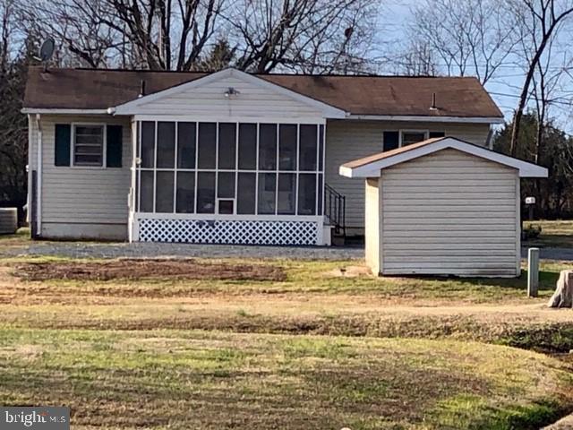 411 North Duey Road Remington, VA 22734 - Photo 3 of 21 Back of Home with Screened Porch & Shed