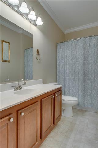 2250 Clara Mathis Road Spring Hill, TN 37174 - Photo 15 of 20 a bathroom with a granite countertop sink a toilet and a mirror