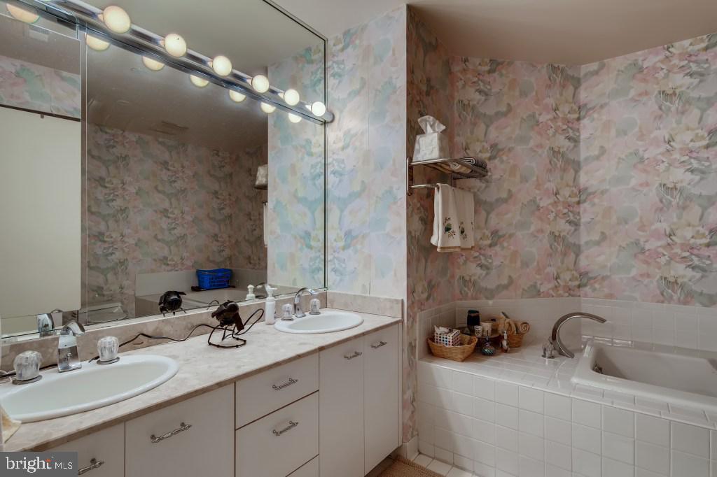 4001 Old Court Road, Unit 101 Pikesville, MD 21208 - Photo 21 of 27 PRIMARY BATH WITH DUAL SINKS