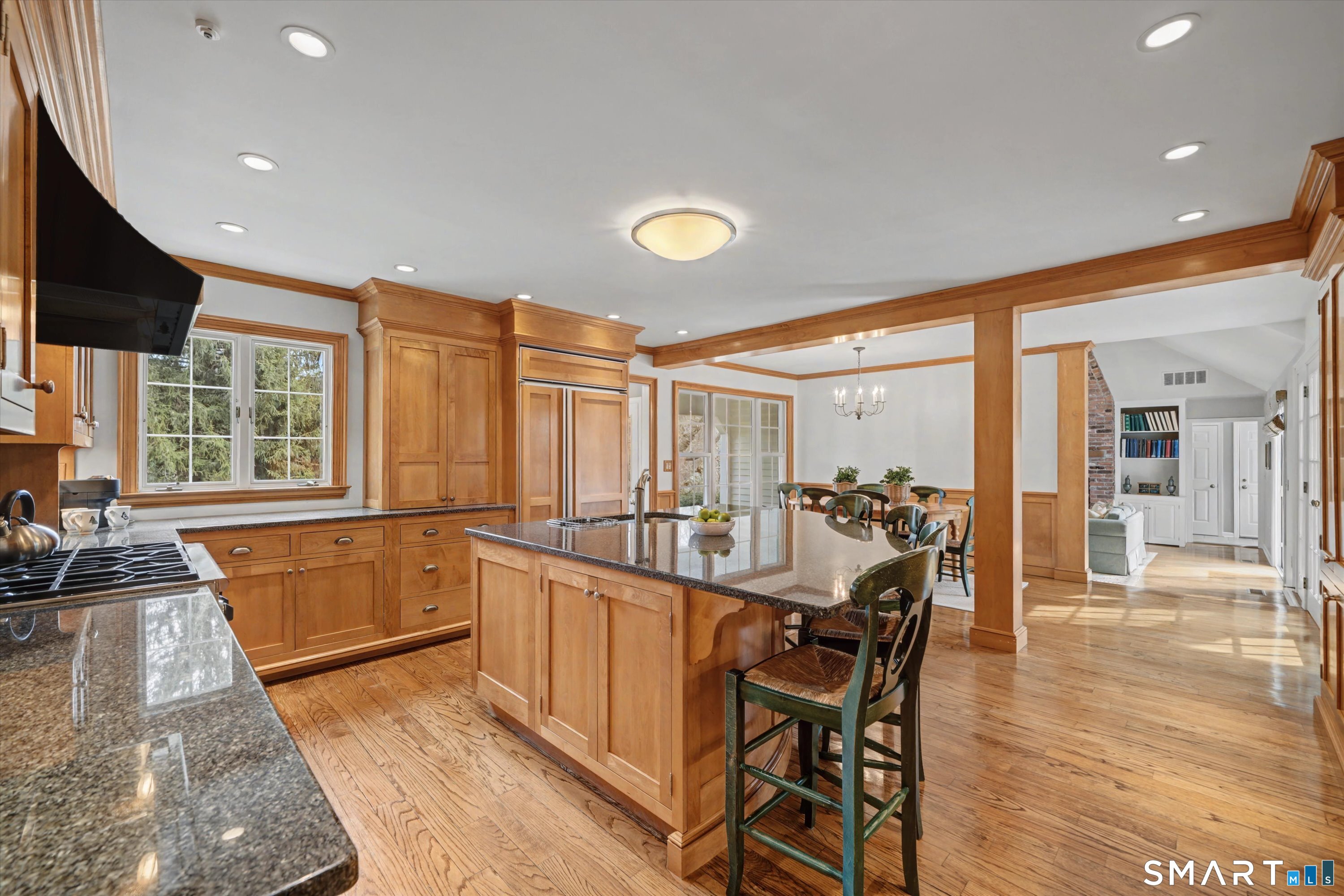 78 Keelers Ridge Road Wilton, CT 06897 - Photo 11 of 40 a very nice looking dining room with a large window and stainless steel appliances