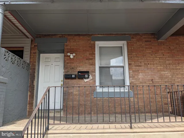 a view of a brick building