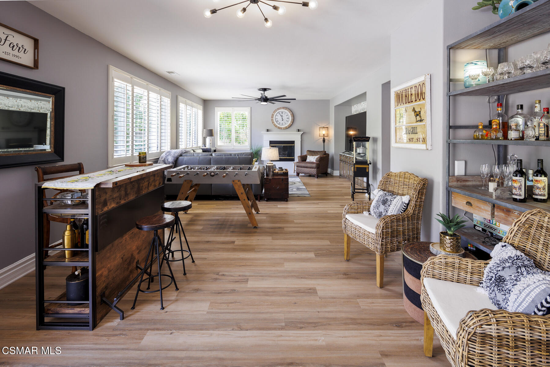 5859 Evening Sky Drive Simi Valley, CA 93063 - Photo 19 of 50 a living room with furniture and a flat screen tv
