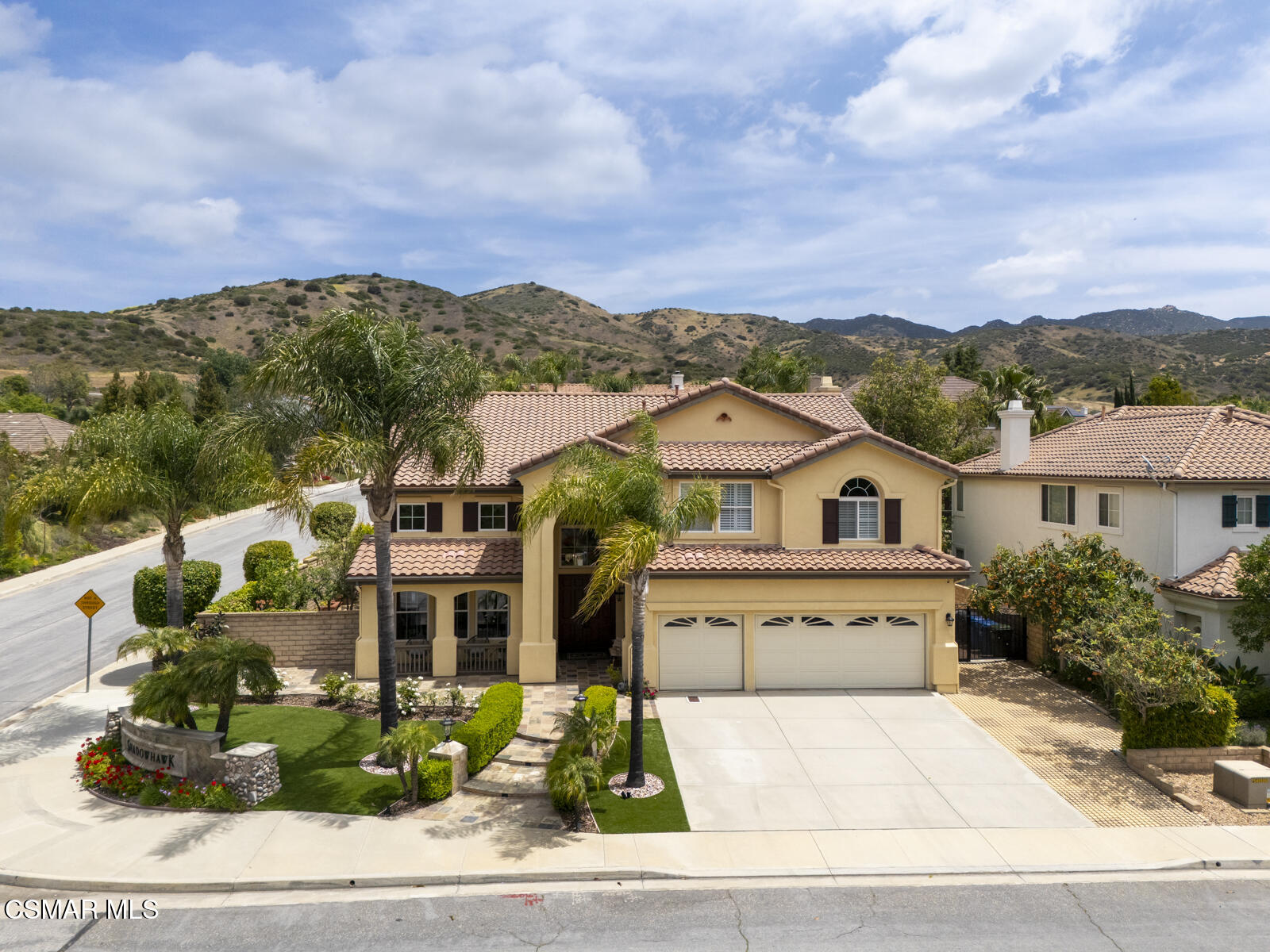 5859 Evening Sky Drive Simi Valley, CA 93063 - Photo 2 of 50 an aerial view of a house