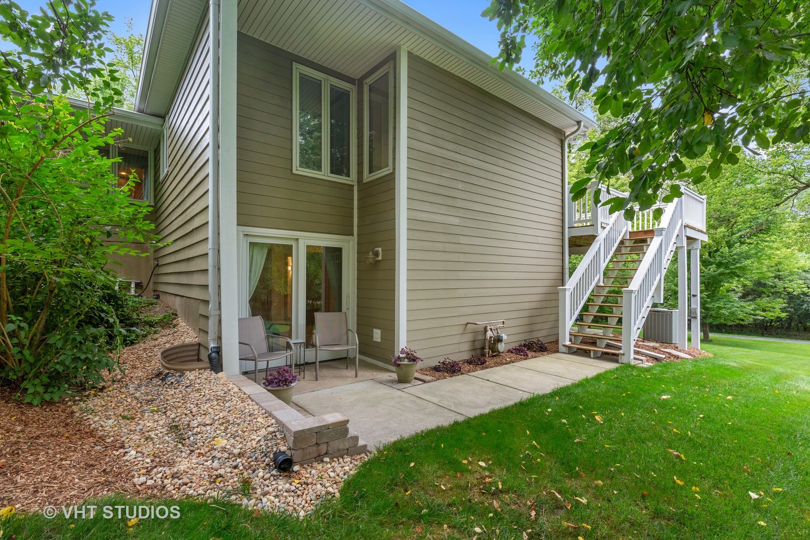 25287 Wren Road Tower Lakes, IL 60010 - Photo 35 of 51 a view of a house with backyard and a tree