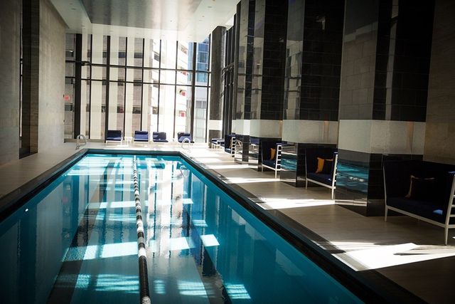 a kitchen with counter top space cabinets and outdoor view