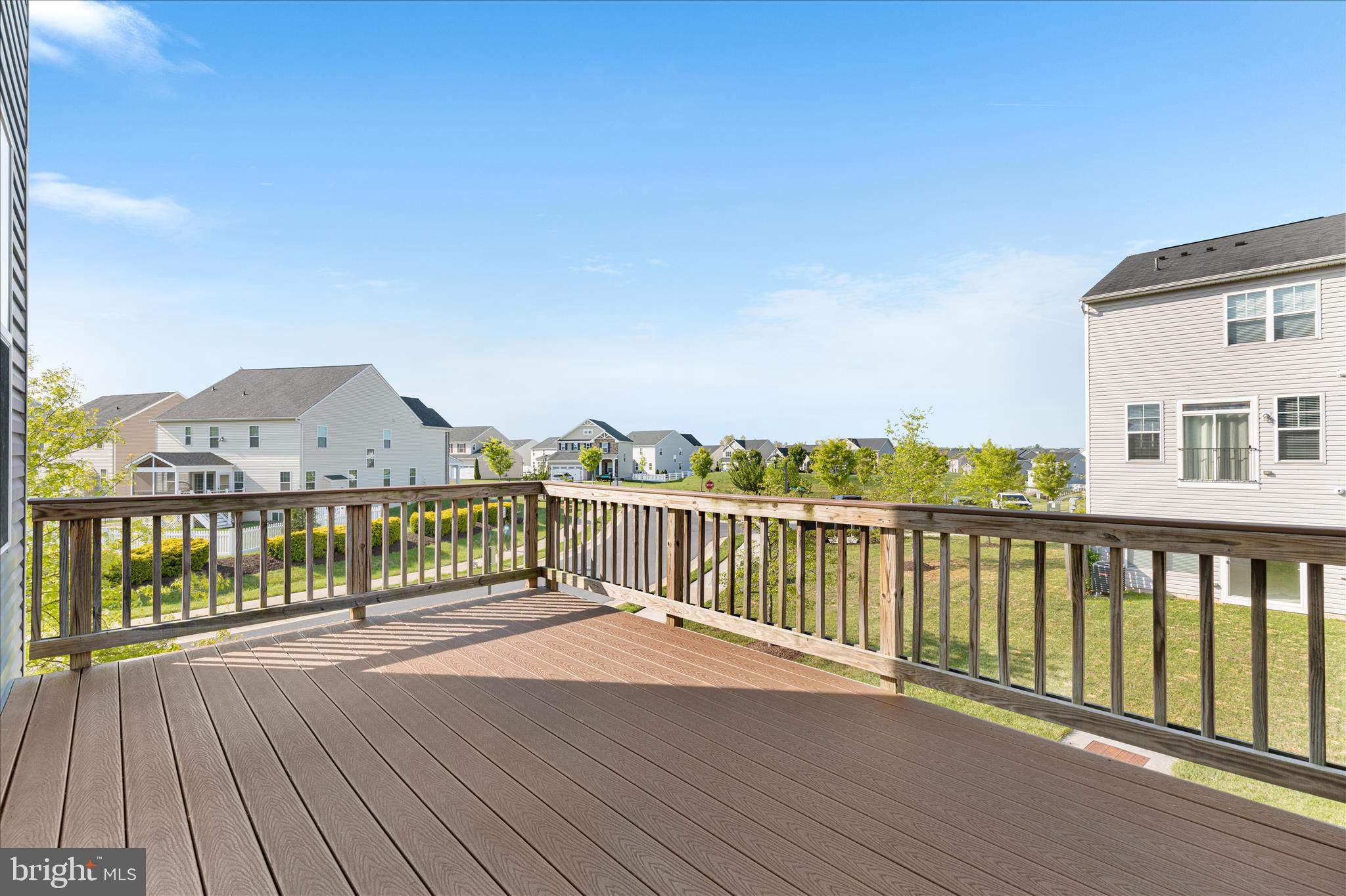 109 Splendor Garden Way Stephenson, VA 22656 - Photo 29 of 58 a view of a balcony with wooden floor