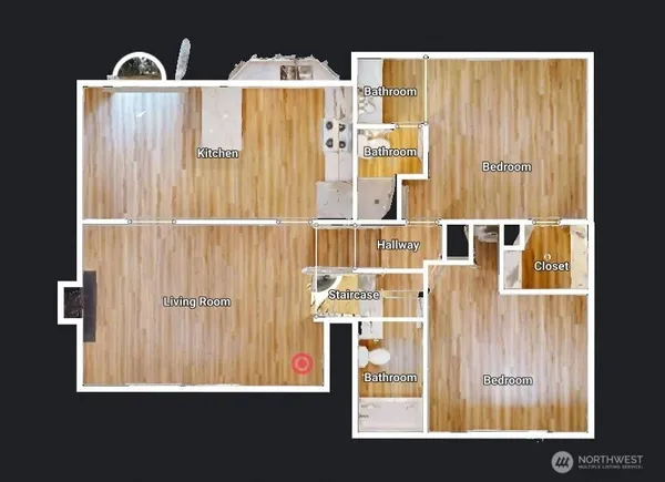 a view of a kitchen with an oven