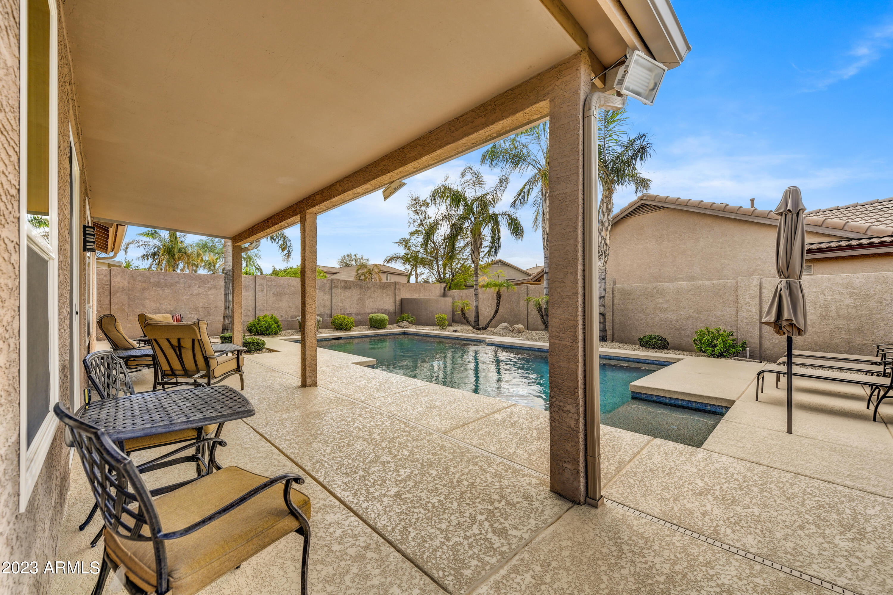 4507 East Rowel Road Phoenix, AZ 85050 - Photo 12 of 15 Huge Covered Patio /2021 Cool Decking