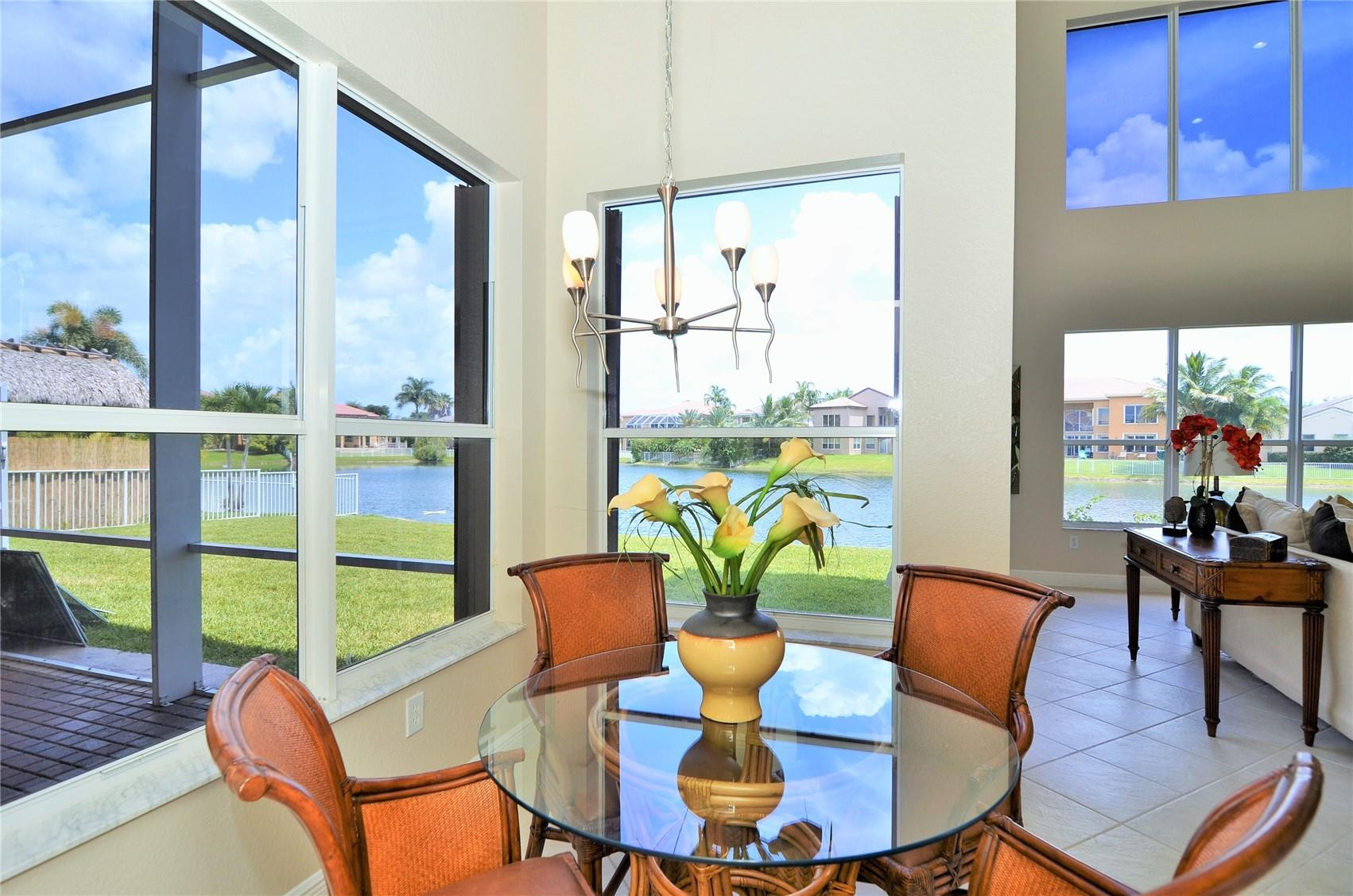 18602 Southwest 49th Street Miramar, FL 33029 - Photo 11 of 29 a living room with furniture and a floor to ceiling window
