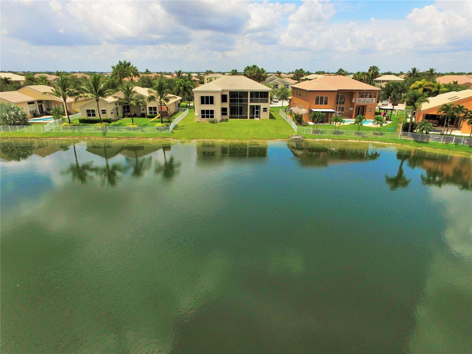 18602 Southwest 49th Street Miramar, FL 33029 - Photo 27 of 29 a view of a lake with houses