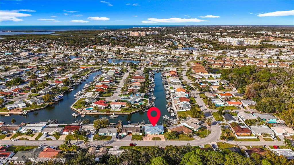 4869 Shell Stream Boulevard New Port Richey, FL 34652 - Photo 8 of 46 an aerial view of residential houses with outdoor space