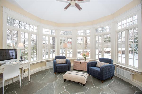 12 Glen Road Wellesley, MA 02481 - Photo 14 of 14 a living room with furniture and a floor to ceiling window