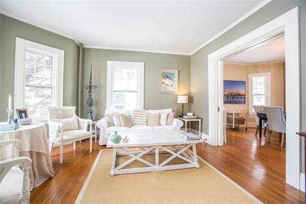 12 Glen Road Wellesley, MA 02481 - Photo 5 of 14 a living room with furniture and wooden floor