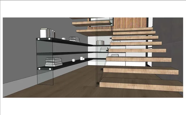 an outdoor space with furniture and umbrella