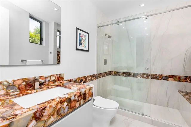 a view of an ocean beach