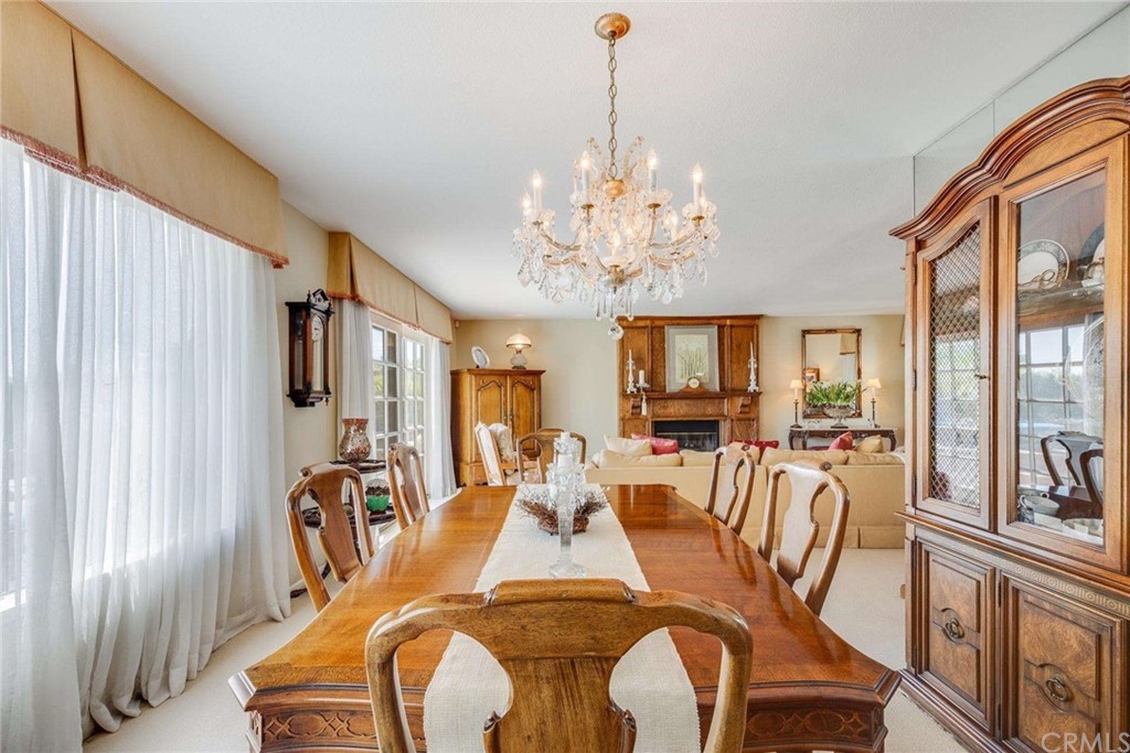 3750 Valley Lights Drive Pasadena, CA 91107 - Photo 18 of 55 a view of a dining room with furniture window and outside view