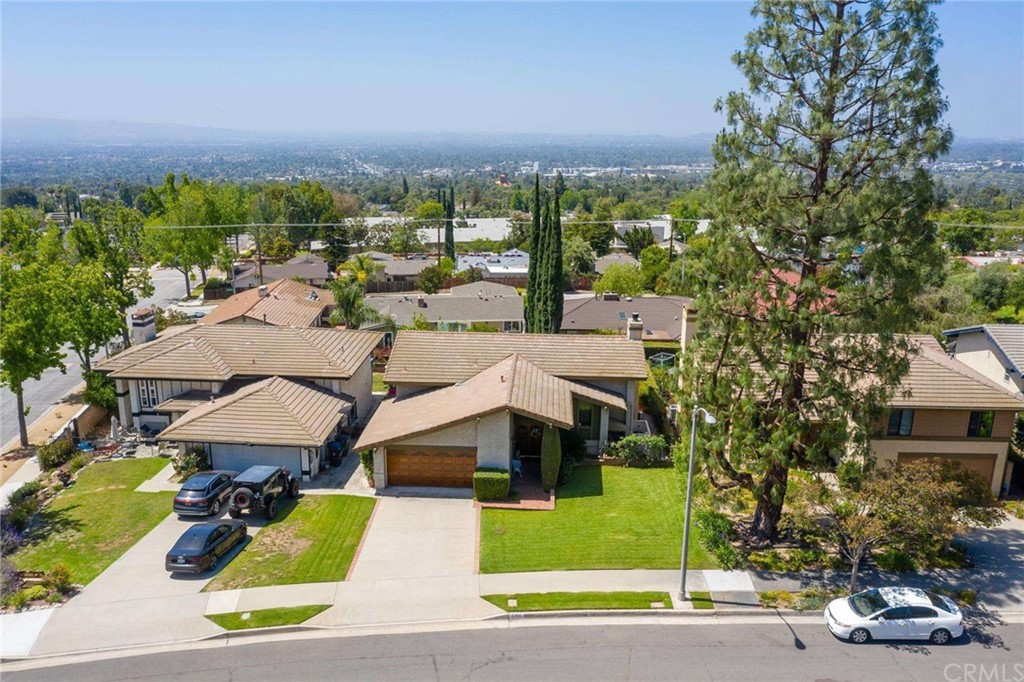3750 Valley Lights Drive Pasadena, CA 91107 - Photo 51 of 55 an aerial view of a house with a garden and lake view