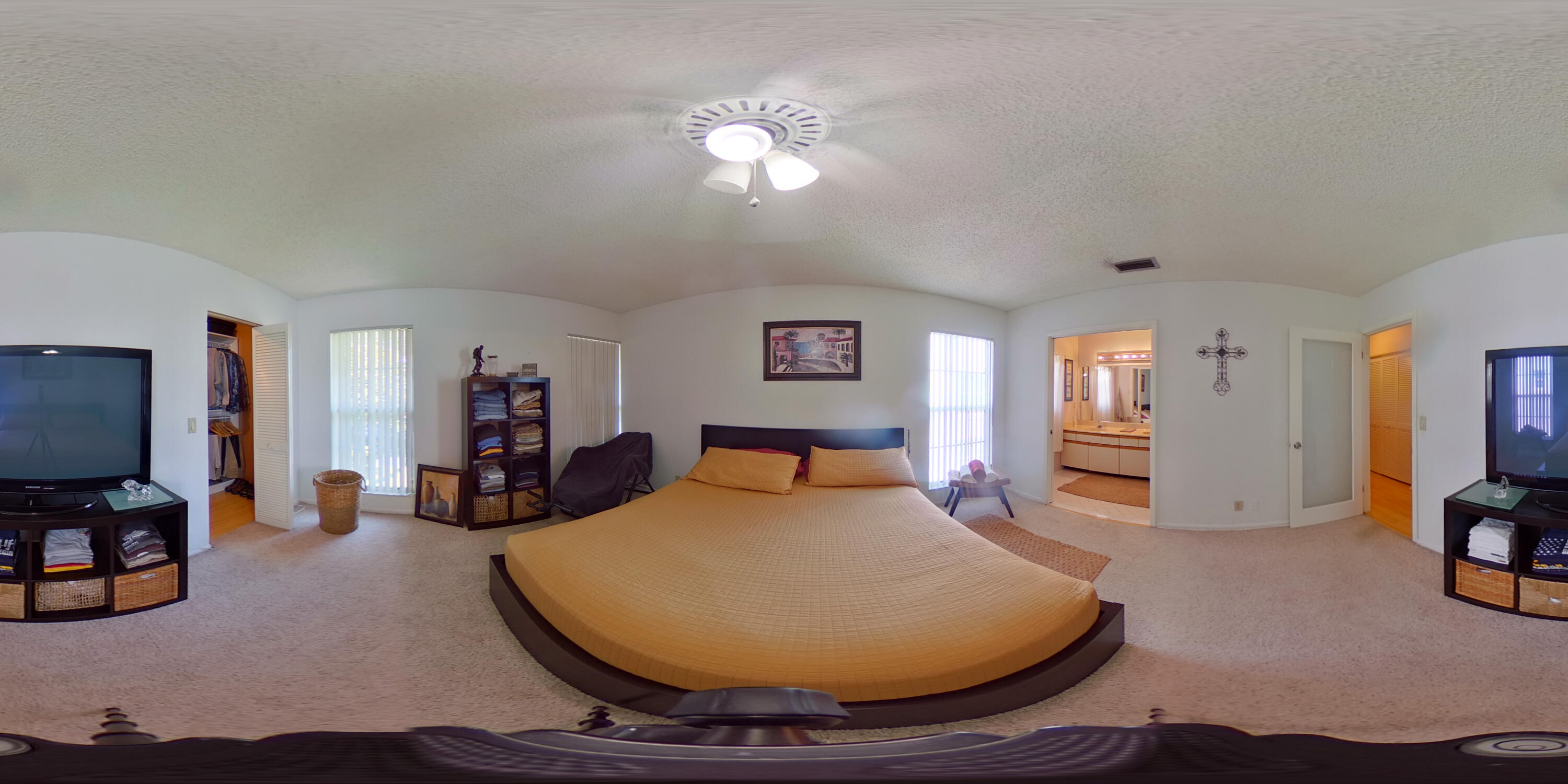 6237 Old Court Road, Unit 203 Boca Raton, FL 33433 - Photo 33 of 34 a bed room with furniture and a flat screen tv