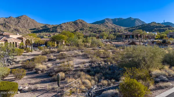 a view of city and mountain
