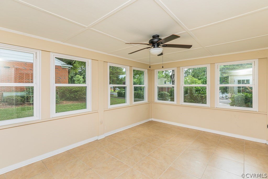 3703 Cheyenne Road Richmond, VA 23235 - Photo 10 of 21 a view of an empty room with a window and a ceiling fan