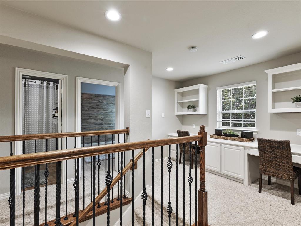 1120 Golden Sunset Court Prosper, TX 75078 - Photo 28 of 40 a view of a balcony with furniture