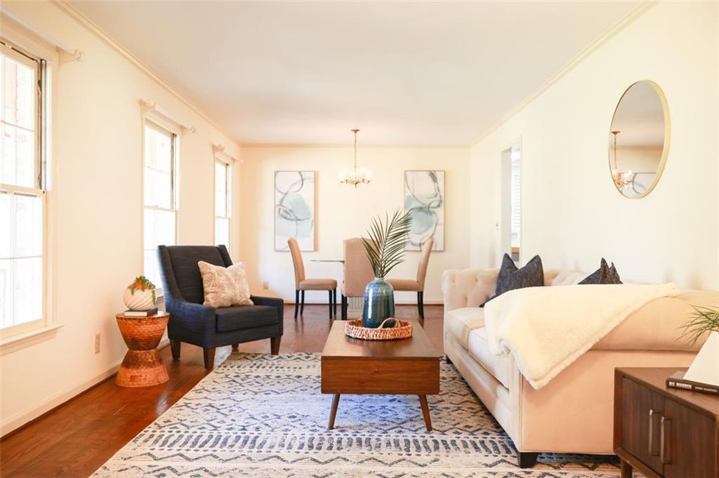 3969 Briaridge Circle Atlanta, GA 30340 - Photo 6 of 35 a living room with furniture and wooden floor