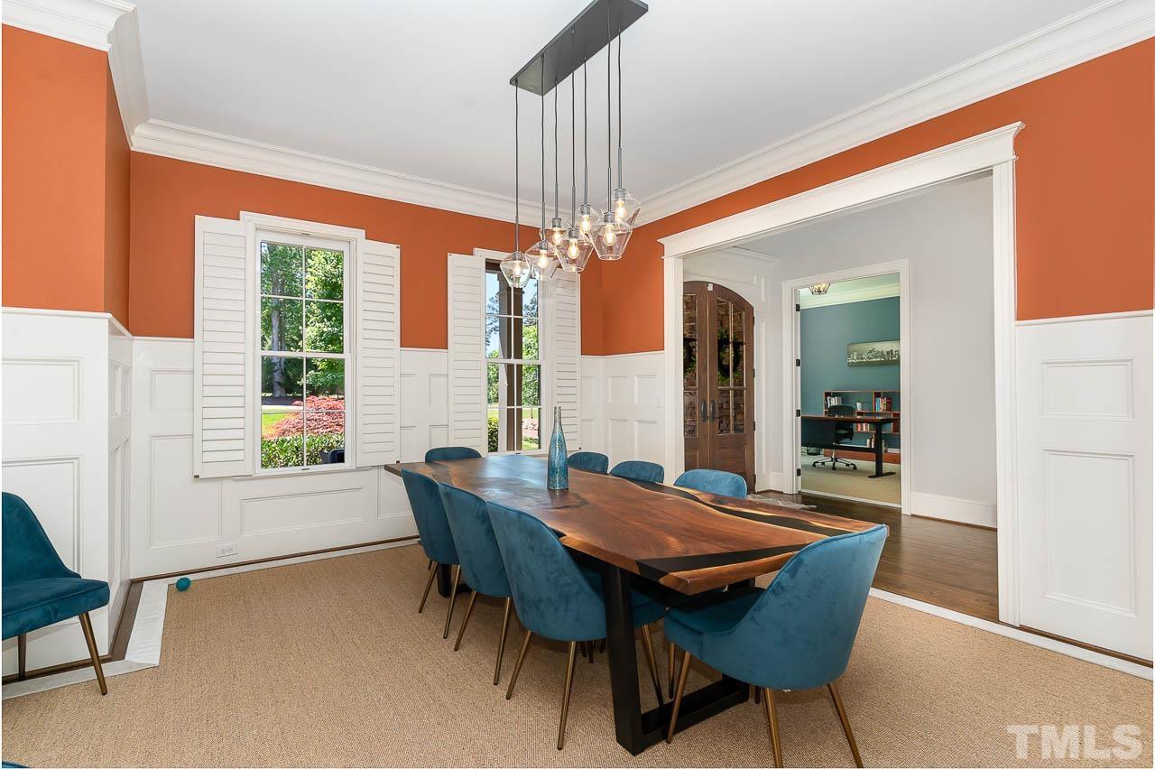 11308 Moonsprite Way Raleigh, NC 27614 - Photo 10 of 53 a view of a dining room with furniture and window