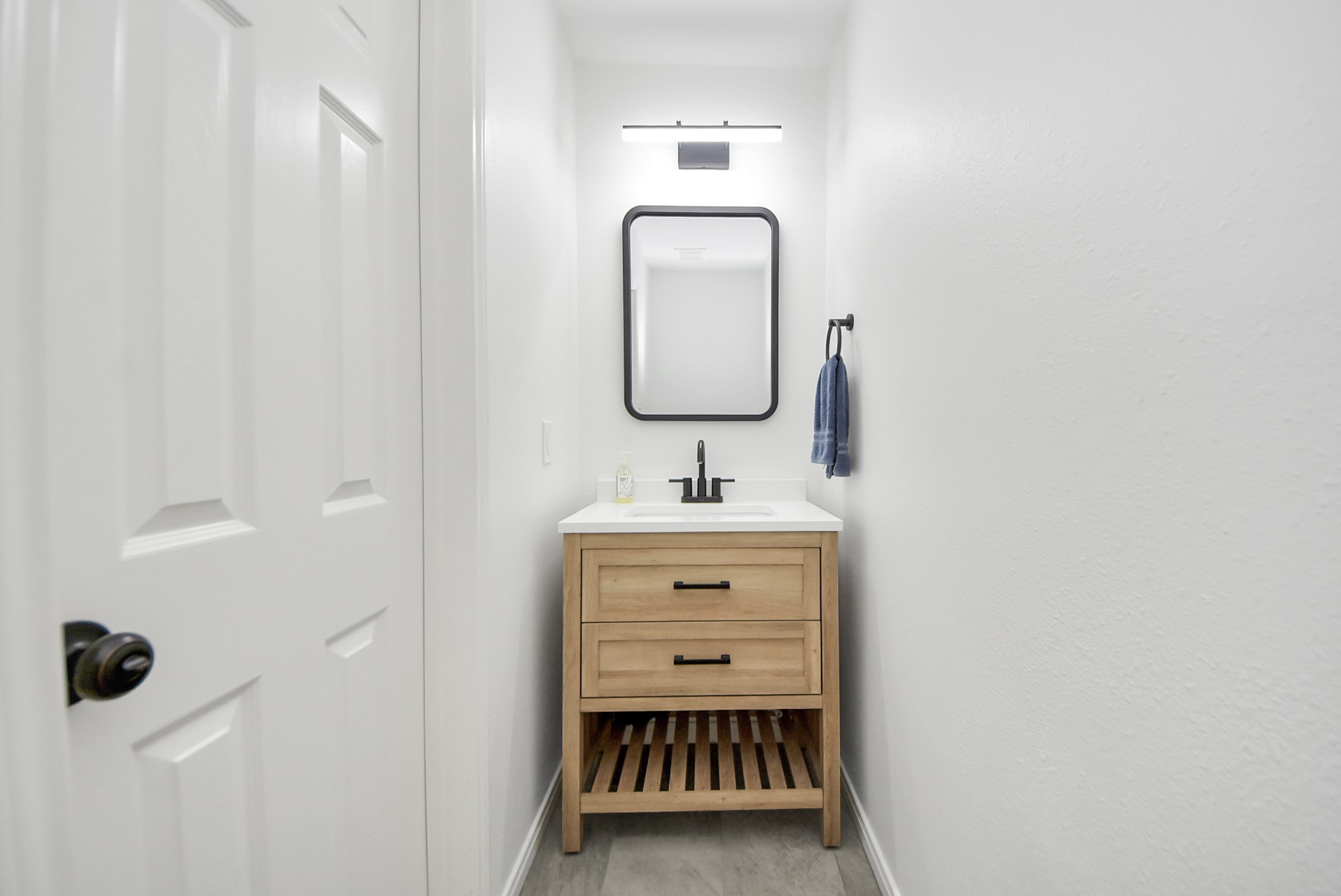 1910 Fox Path Court Katy, TX 77494 - Photo 22 of 29 a bathroom with a sink a toilet and mirror