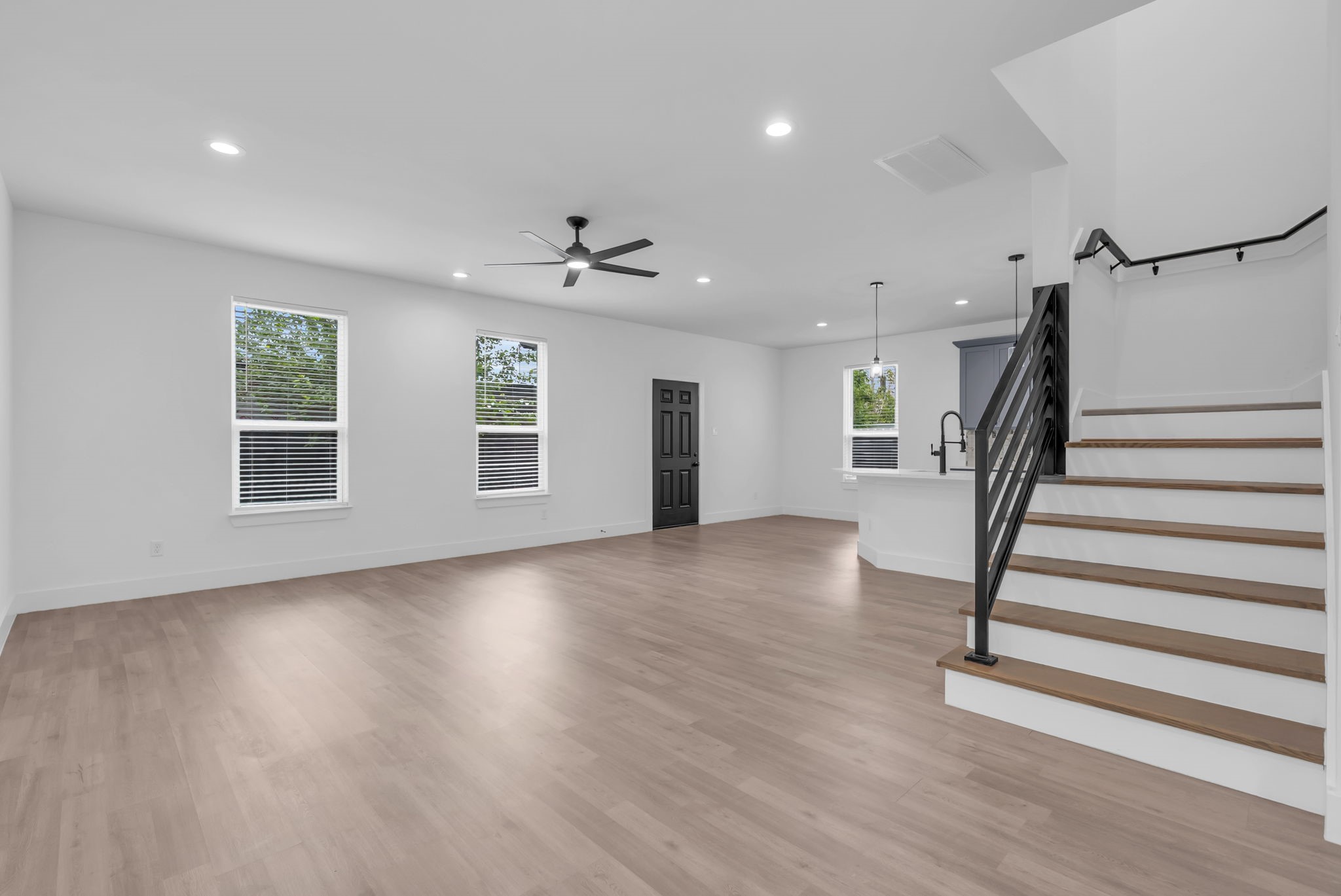 8136 Chateau Street Houston, TX 77028 - Photo 15 of 46 Stairs lead up to second floor and all bedrooms