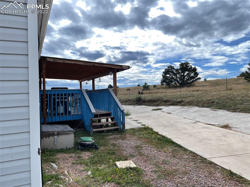 1526 R Path Cotopaxi, CO 81223 - Photo 13 of 30 a view of backyard with wooden fence
