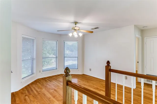 a view of a bedroom with window
