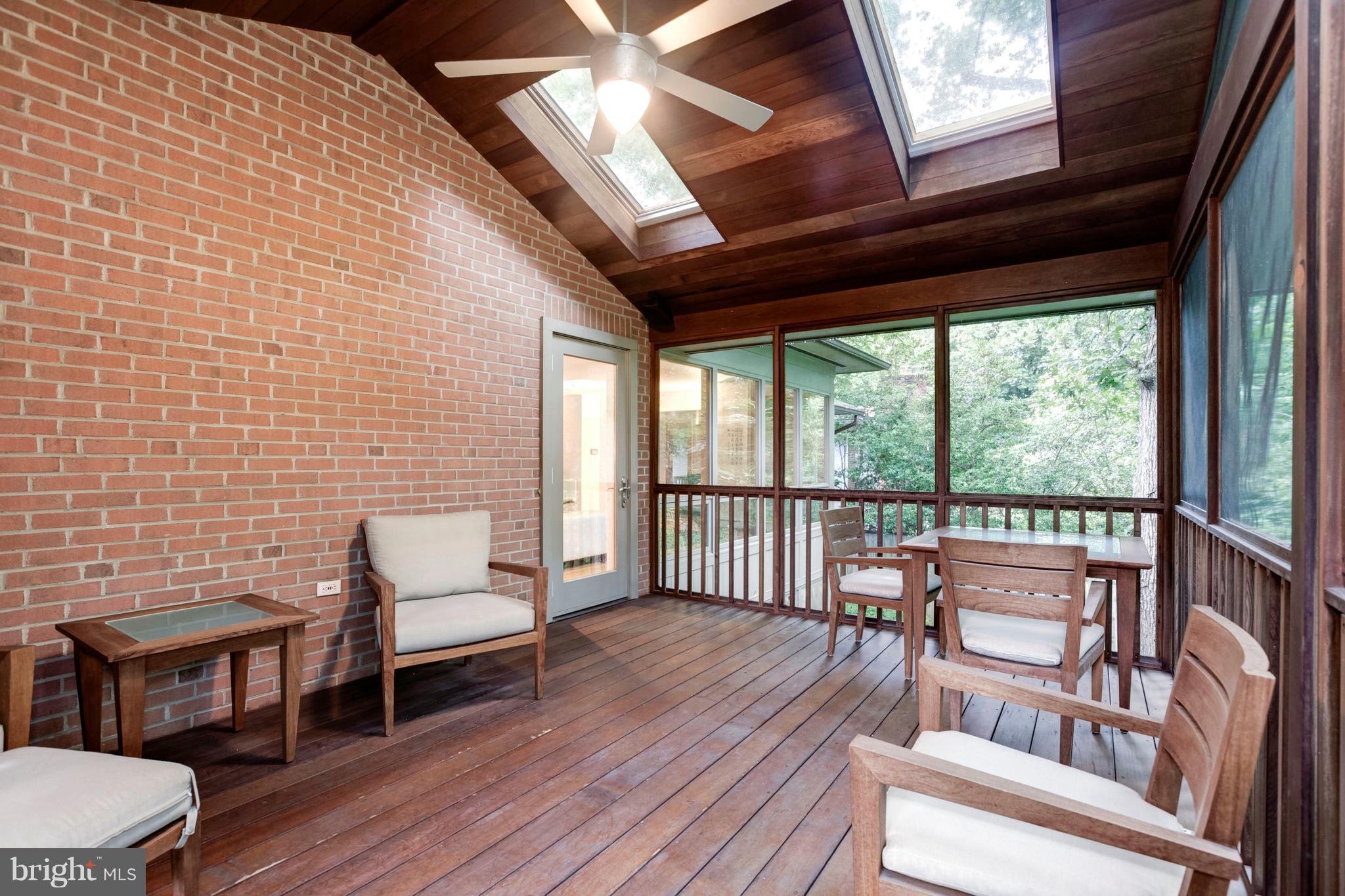 3309 Brooklawn Terrace Chevy Chase, MD 20815 - Photo 9 of 25 Screened-In Porch - Off Living Room