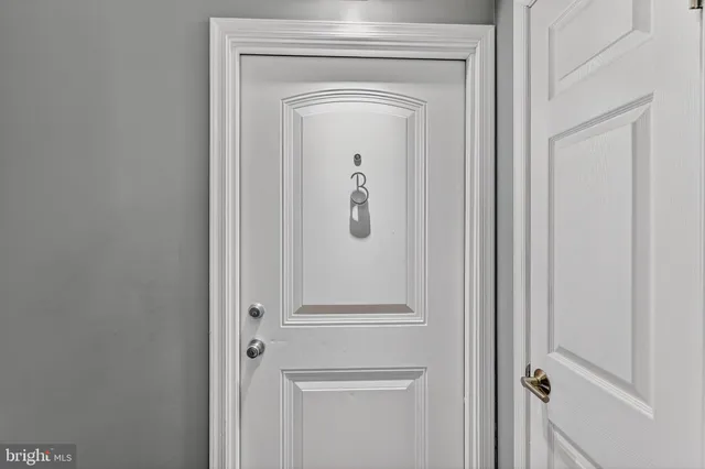 a view of a door
