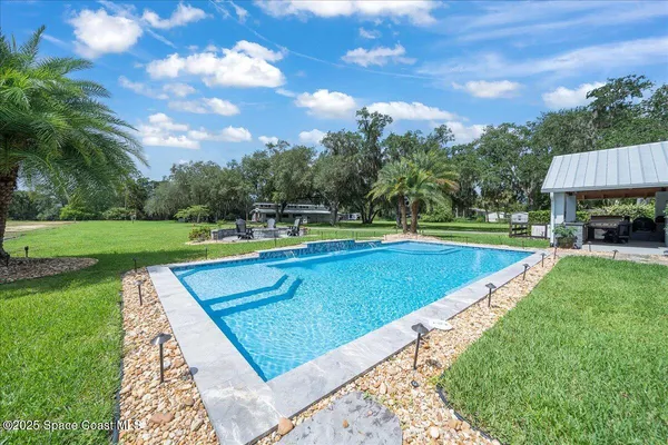 a view of outdoor space with seating