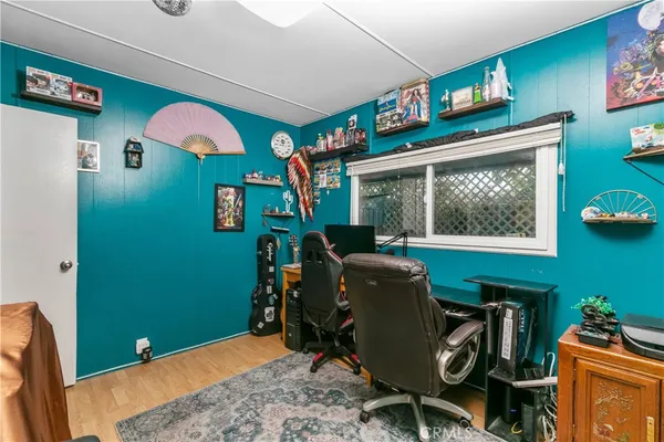 a utility room with cabinets