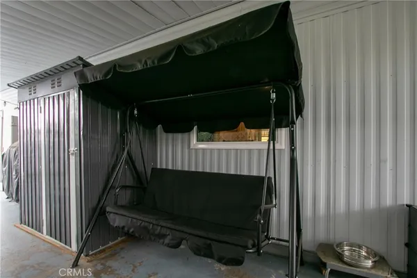 a view of a balcony