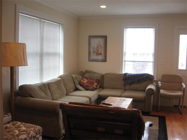 223 Robbins Street, Unit 1 Waltham, MA 02453 - Photo 4 of 12 a living room with furniture and a window