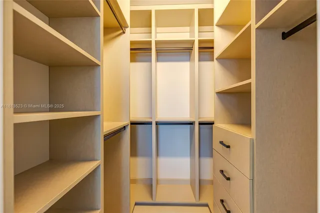 a view of walk in closet