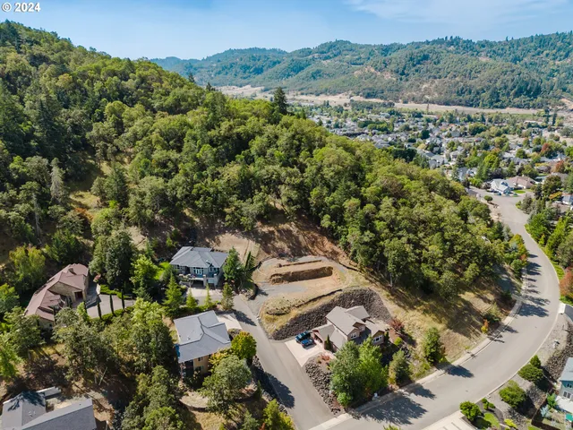 an aerial view of residential house with outdoor space