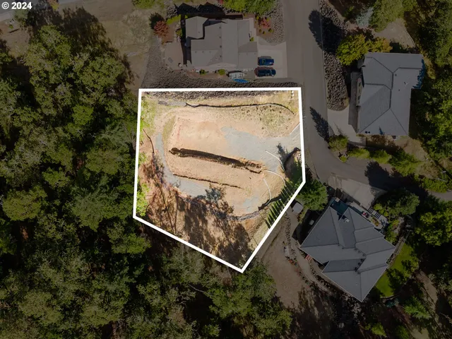 an aerial view of a wooden chairs