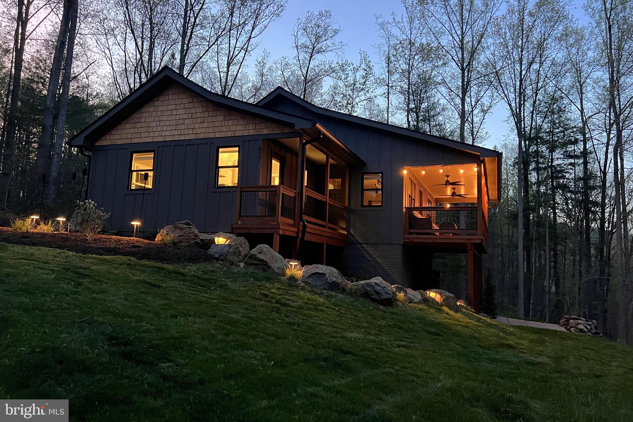 677 Weaver Hollow Road Banco, VA 22711 - Photo 34 of 34 Goodwood in the evening--welcome home!
